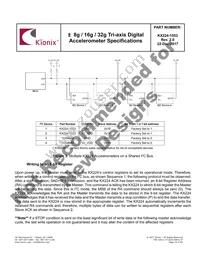 KX224-1053-SR Datasheet Page 19