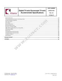 KXG03-1034-FR Datasheet Page 6