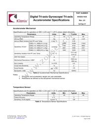 KXG03-1034-FR Datasheet Page 9