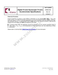 KXG03-1034-FR Datasheet Page 12