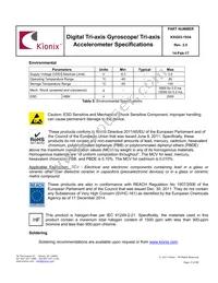 KXG03-1034-FR Datasheet Page 13