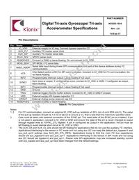 KXG03-1034-FR Datasheet Page 15