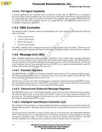 KXPC8240RVV250E Datasheet Page 14