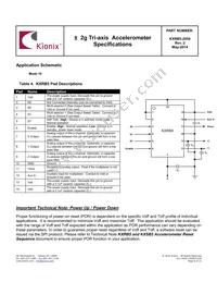 KXRB5-2050-PR Datasheet Page 6