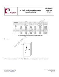 KXRB5-2050-PR Datasheet Page 11