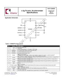 KXSS5-4457-PR Datasheet Page 6
