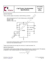 KXSS5-4457-PR Datasheet Page 7