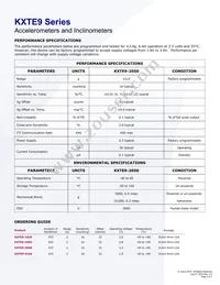 KXTE9-4100 Datasheet Page 2