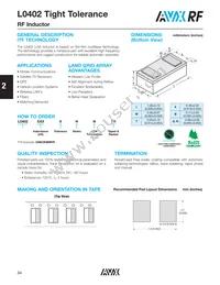 L04022R2AHN Datasheet Cover