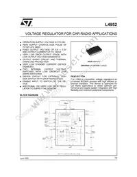 L4952D013TR Datasheet Cover