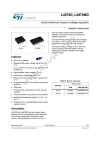 L4979MD Datasheet Cover