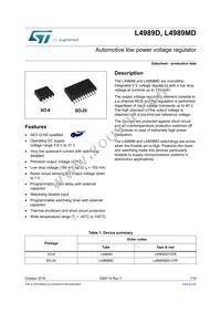 L4989MD Datasheet Cover