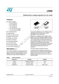 L5958SMTR Datasheet Cover