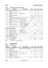 L6370D013TR Datasheet Page 7