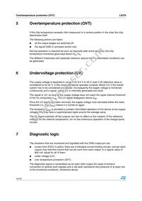 L6376D013TR Datasheet Page 10