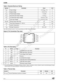 L6388D013TR Datasheet Page 2