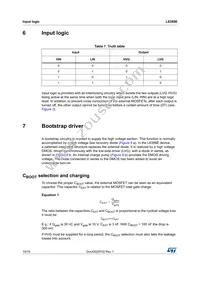 L6389ED Datasheet Page 10