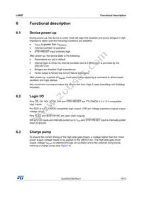 L6482HTR Datasheet Page 19