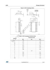 L6491DTR Datasheet Page 21