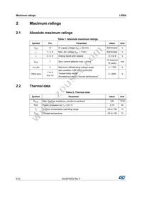 L6564DTR Datasheet Page 6