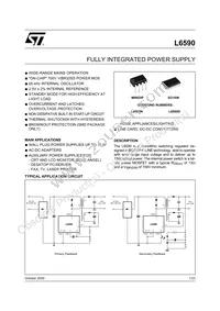 L6590ED Datasheet Cover