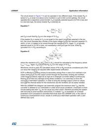 L6599AFDTR Datasheet Page 21