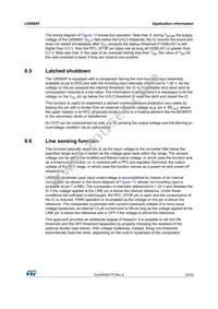 L6599AFDTR Datasheet Page 23