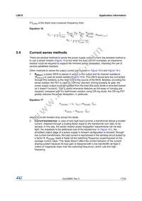 L6615D013TR Datasheet Page 17