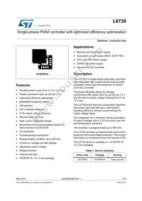 L6739TR Datasheet Cover