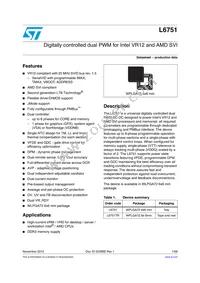 L6751TR Datasheet Cover