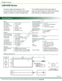 L6R160D-560-C14 Datasheet Page 2