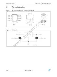 L78L08ACD13TR Datasheet Page 4