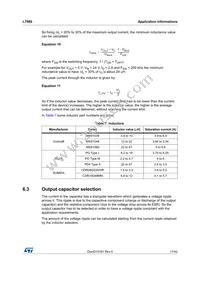 L7980 Datasheet Page 17