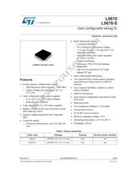 L9678-S Datasheet Cover