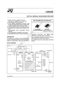 L9822E Datasheet Cover