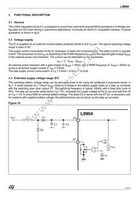 L9904 Datasheet Page 11