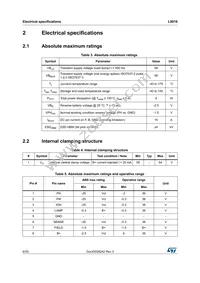 L9916BDTR Datasheet Page 8