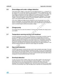 L9954LXPTR Datasheet Page 21