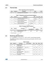 L99H01XPTR Datasheet Page 13