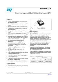 L99PM62XPTR Datasheet Cover