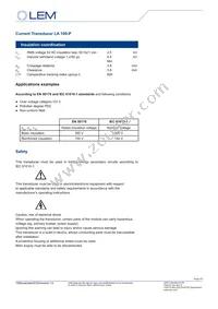 LA 100-P Datasheet Page 2