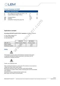 LA 25-NP Datasheet Page 2