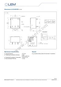 LA 25-NP/SP8 Datasheet Page 3