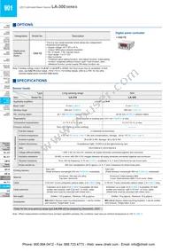 LA-300 Datasheet Page 3