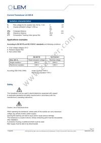 LA 305-S Datasheet Page 2