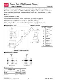 LA-501VN Datasheet Cover