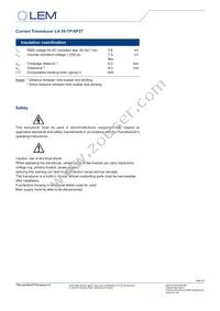 LA 55-TP/SP27 Datasheet Page 2