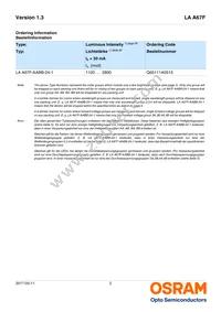 LA A67F-ABBB-24-1-30-R33-Z Datasheet Page 2