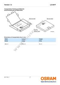 LA A67F-ABBB-24-1-30-R33-Z Datasheet Page 17