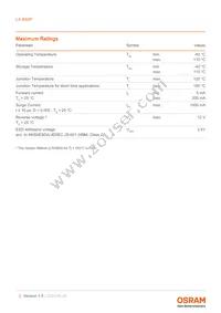 LA B6SP-DBFA-24-G3R3-140-R33-Z Datasheet Page 3